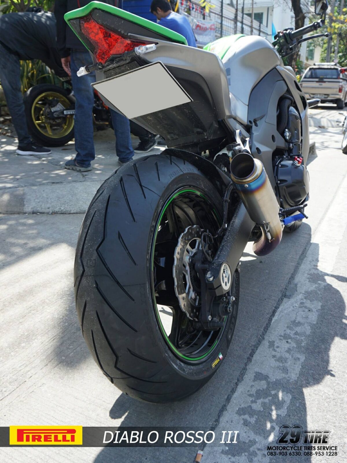 ยางมอเตอร์ไซค์ Pirelli รุ่น Diablo Rosso3 (รอสโซ่ 3) - Image 3