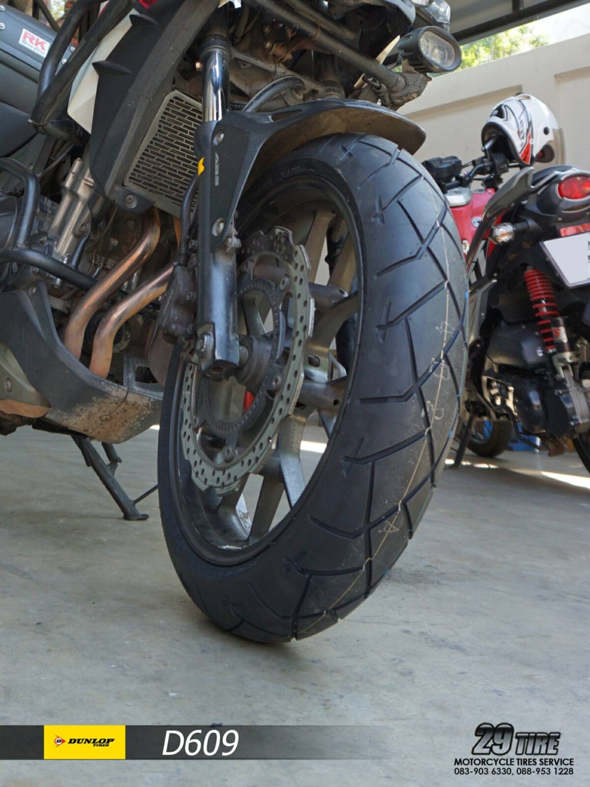 ยางมอเตอร์ไซค์ DUNLOP รุ่น D609 - Image 2