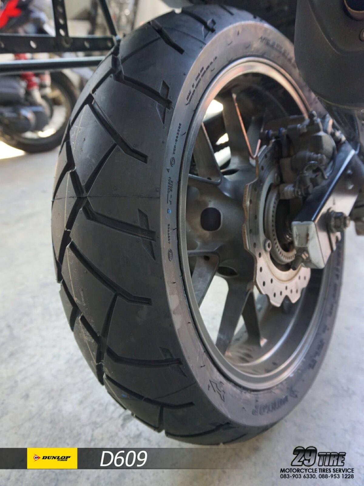 ยางมอเตอร์ไซค์ DUNLOP รุ่น D609 - Image 3